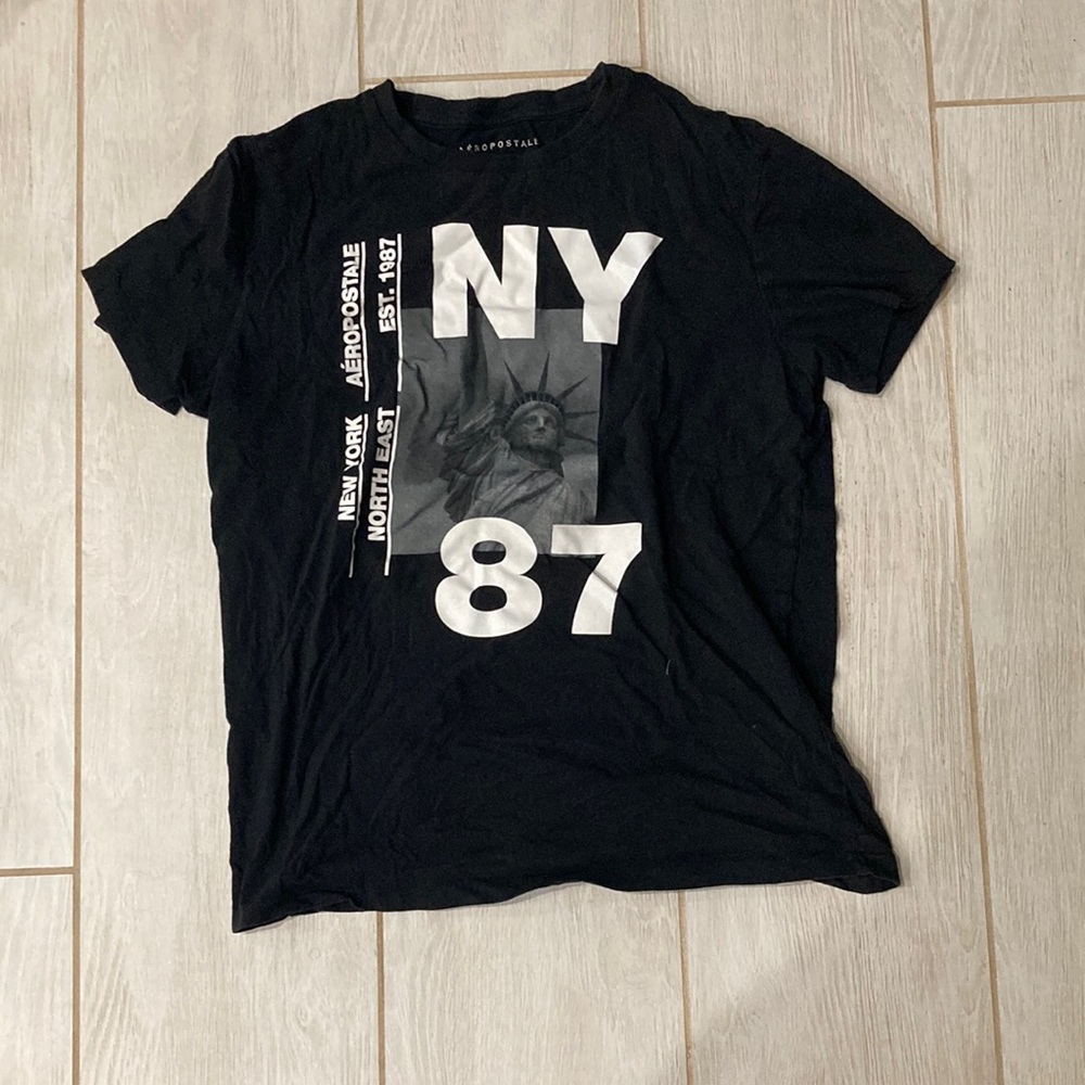 Aeropostale black with logo T-Shirt